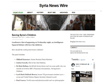 Tablet Screenshot of newsfromsyria.com